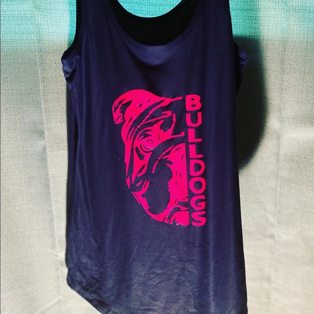 Custom bulldog tank top